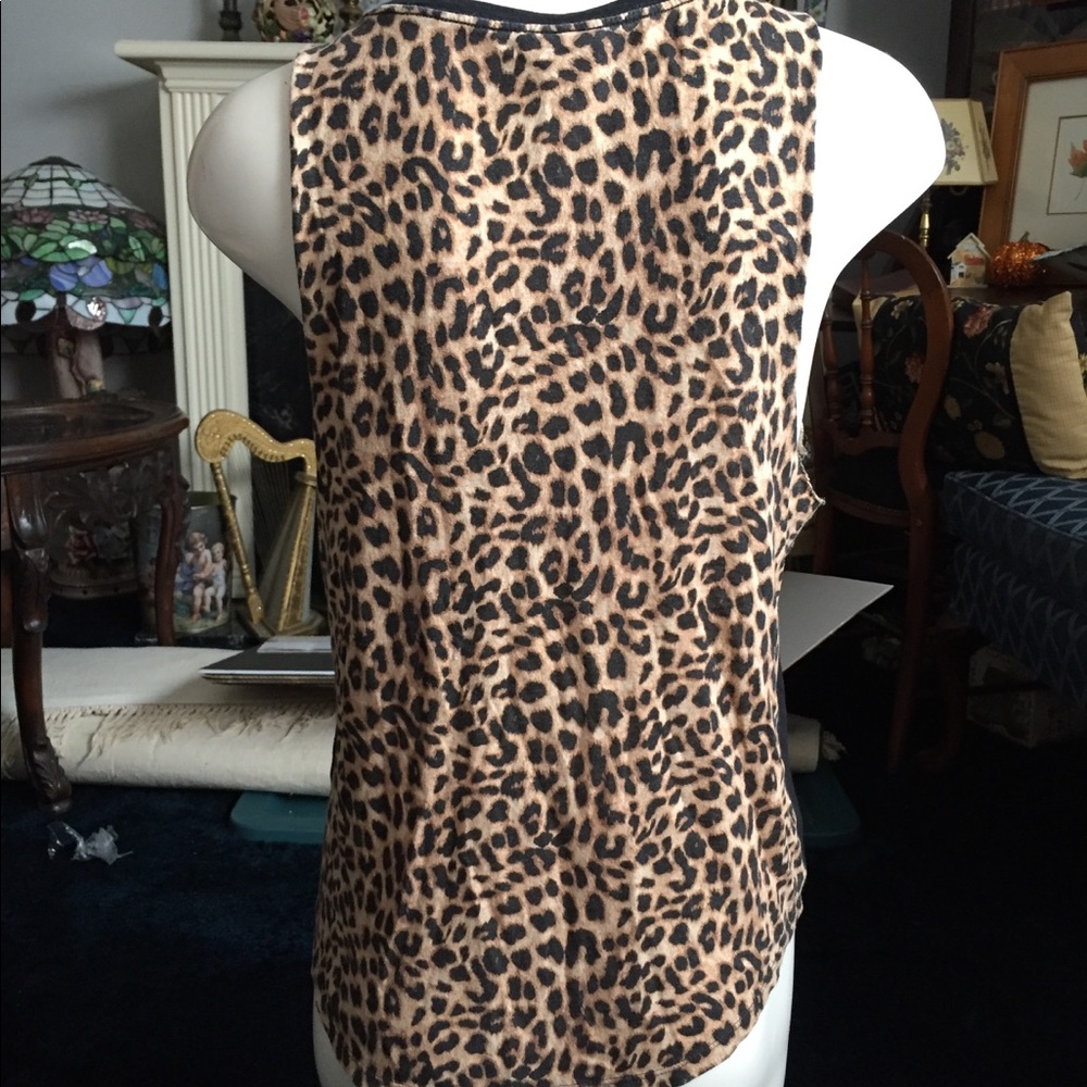 Pink by VS - Black and Cheetah Tank Top Size Small - Picture 7 of 10